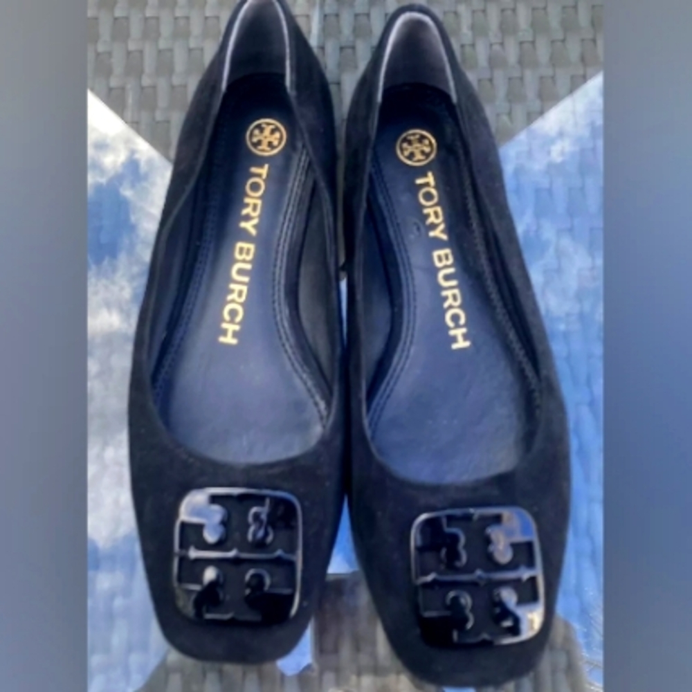 Tory Burch Georgia ballet flats in black